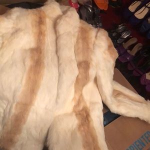 Real fur coat